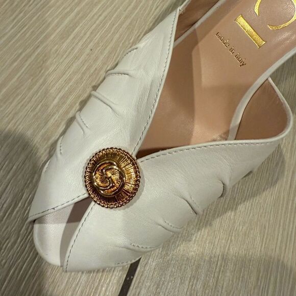 New with box Gucci Rose Peep Toe heels size 39.5 - Picture 7 of 9